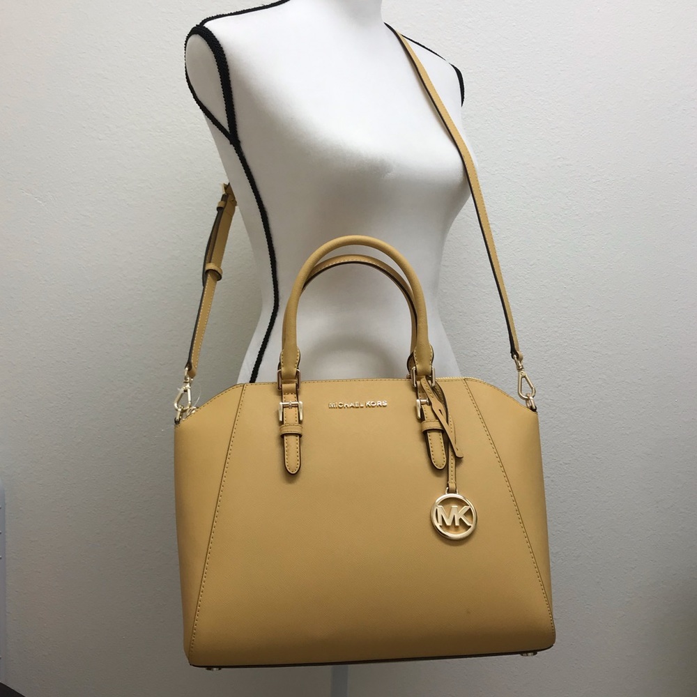 Michael Kors Large Ciara Satchel Bag - Picture 7 of 8